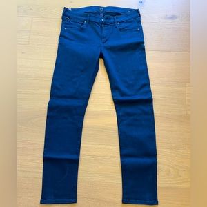 NWOT Arielle mid rise slim Citizens of Humanity dark wash jean.